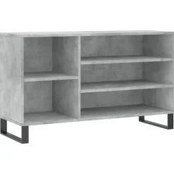 vidaXL skoreol 102x36x60 cm konstrueret træ betongrå