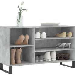 vidaXL skoreol 102x36x60 cm konstrueret træ betongrå
