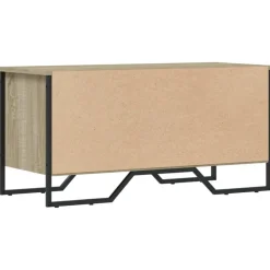 vidaXL skoreol 90x38x45,5 cm konstrueret træ sonoma-eg