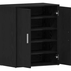 vidaXL skoreol 60x35x70 cm konstrueret træ hvid