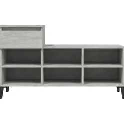 vidaXL skoreol 102x36x60 cm konstrueret træ betongrå