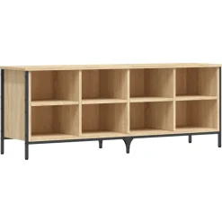 vidaXL skoreol 131x35x50 cm konstrueret træ sonoma-eg