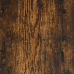 vidaXL skoreol 54x34x183 cm konstrueret træ røget egetræ