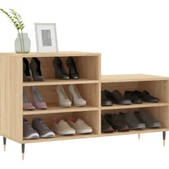 vidaXL skoreol 102x36x60 cm konstrueret træ sonoma-eg