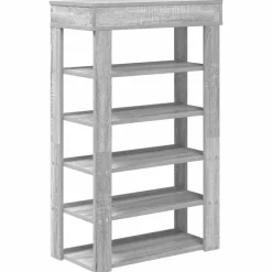 vidaXL skoreol 60x30x98 cm konstrueret træ grå sonoma-eg