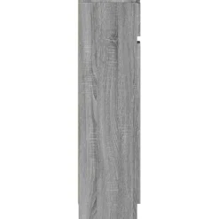 vidaXL skoreol 100,5x28x100 cm konstrueret træ grå sonoma-eg