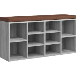 vidaXL skoreol 103x30x48 cm konstrueret træ grå sonoma-eg