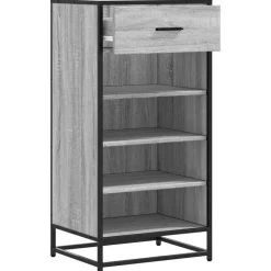 vidaXL skoreol 48x38x97,5 cm konstrueret træ grå