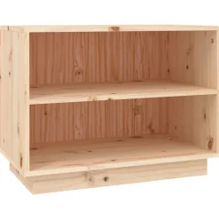 vidaXL skoreol 60x34x45 cm massivt fyrretræ