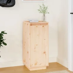 vidaXL skoreol 35x35x80 cm massivt fyrretræ