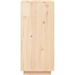 vidaXL skoreol 35x35x80 cm massivt fyrretræ
