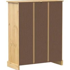 vidaXL skoskab Corona 86x38,5x108 cm massivt fyrretræ