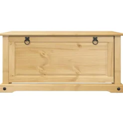 vidaXL skoskab Corona 99x32x47 cm massivt fyrretræ