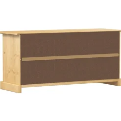 vidaXL skoskab Corona 99x32x47 cm massivt fyrretræ