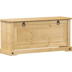 vidaXL skoskab Corona 99x32x85 cm massivt fyrretræ