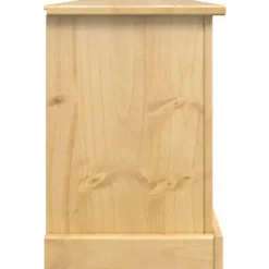 vidaXL skoskab Corona 99x32x85 cm massivt fyrretræ