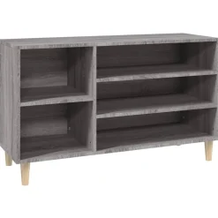 vidaXL skoskab 102x36x60 cm konstrueret træ grå sonoma-eg