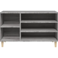 vidaXL skoskab 102x36x60 cm konstrueret træ grå sonoma-eg
