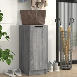 vidaXL skoskab 30x35x70 cm konstrueret træ grå sonoma-eg