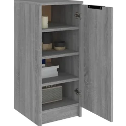 vidaXL skoskab 30x35x70 cm konstrueret træ grå sonoma-eg