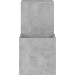 vidaXL skoskab 105x35,5x70 cm konstrueret træ betongrå