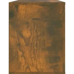 vidaXL skoskab 100x35x45 cm konstrueret træ røget egetræsfarve