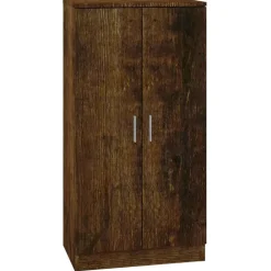 vidaXL skoskab 55x35x108 cm konstrueret træ røget egetræsfarve