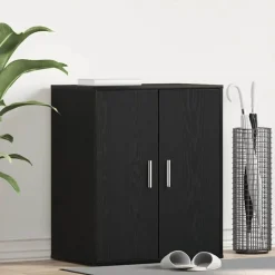 vidaXL skoskab 60x35x70 cm konstrueret træ hvid