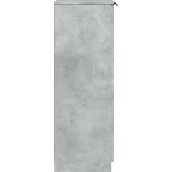 vidaXL skoskab 59x35x100,5 cm konstrueret træ betongrå