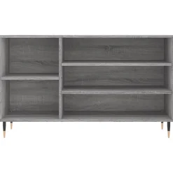 vidaXL skoskab 102x36x60 cm konstrueret træ grå sonoma-eg
