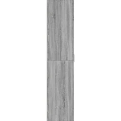 vidaXL skoskab 80x39x178 cm konstrueret træ grå sonoma-eg