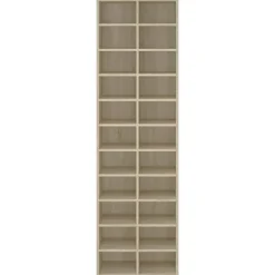vidaXL skoskab 54x34x183 cm konstrueret træ sonoma-eg