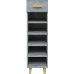 vidaXL skoskab 30x35x105 cm konstrueret træ grå sonoma-eg