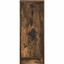 vidaXL skoskab 29,5x34x76 cm konstrueret træ røget egetræsfarve
