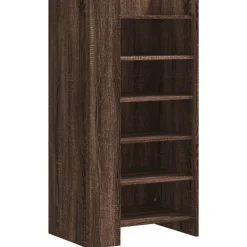 vidaXL skoskab 52x37,5x100 cm konstrueret træ brun egetræsfarve