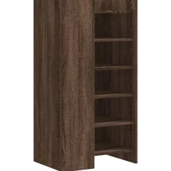 vidaXL skoskab 52x37,5x100 cm konstrueret træ brun egetræsfarve