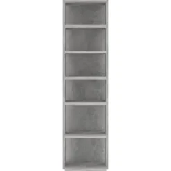 vidaXL skoskab 27,5x27x102 cm konstrueret træ betongrå