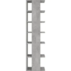 vidaXL skoskab 27,5x27x102 cm konstrueret træ betongrå