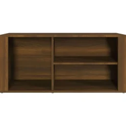 vidaXL skoskab 100x35x45 cm konstrueret træ brun egetræ