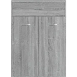 vidaXL skoskab 60x35x84 cm konstrueret træ grå sonoma-eg