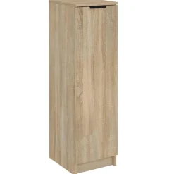 vidaXL skoskab 30x35x100 cm konstrueret træ sonoma-eg