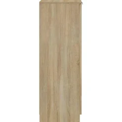 vidaXL skoskab 30x35x100 cm konstrueret træ sonoma-eg