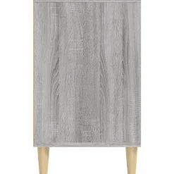 vidaXL skoskab 102x36x60 cm konstrueret træ grå sonoma-eg
