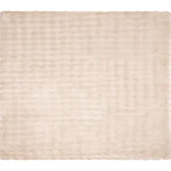 vidaXL Skridsikker tæppe / køkkenklud af kunstig kaninpels Olite Beige