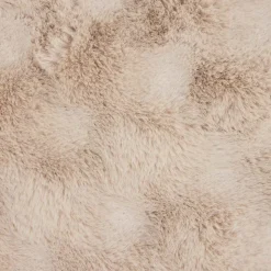 vidaXL Skridsikker tæppe / køkkenklud af kunstig kaninpels Olite Beige