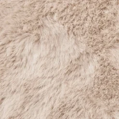 vidaXL Skridsikker tæppe af kunstig kaninpels OLITE Gråbrun Polyester
