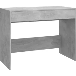 vidaXL skrivebord 101x50x76,5 cm konstrueret træ betongrå