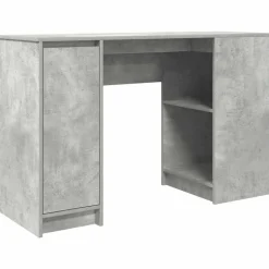 vidaXL skrivebord 120x42x76 cm konstrueret træ betongrå