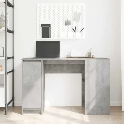 vidaXL skrivebord 120x42x76 cm konstrueret træ betongrå