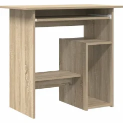 vidaXL skrivebord 80x45x74 cm konstrueret træ sonoma-eg